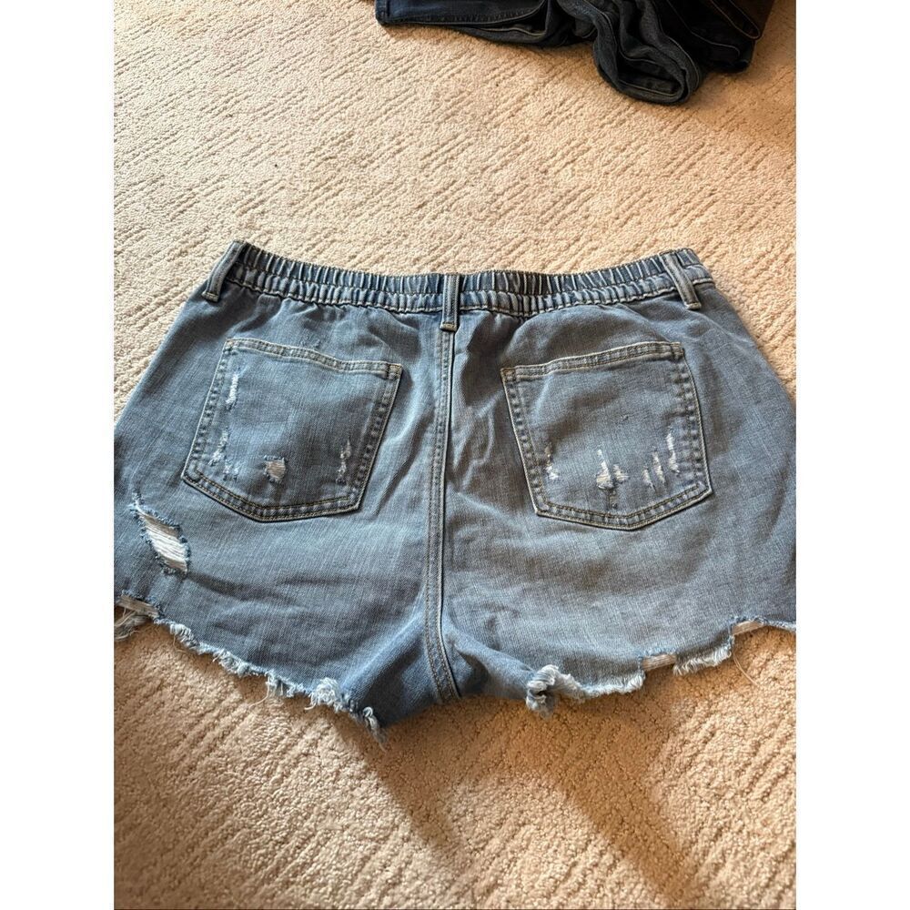 Aerie Elastic Waist Denim Shorts - Picture 5 of 5